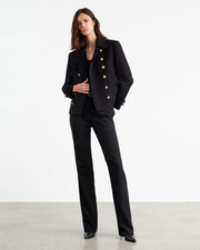 SELAH SILK KNIT TANK IN BLACK