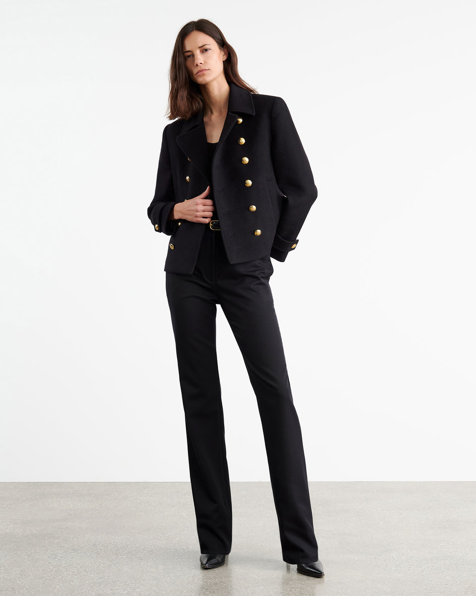 SELAH SILK KNIT TANK IN BLACK