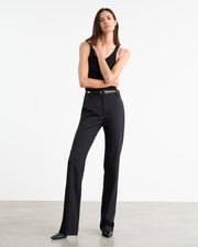 SELAH SILK KNIT TANK IN BLACK