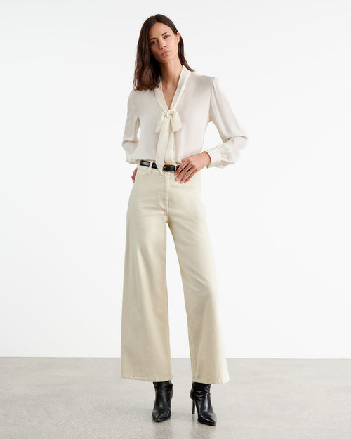 MEGAN CORDUROY PANT IN BONE