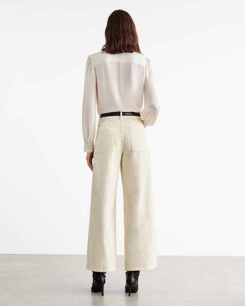 MEGAN CORDUROY PANT IN BONE