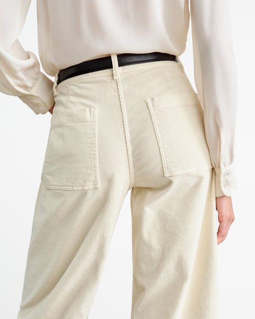 MEGAN CORDUROY PANT IN BONE