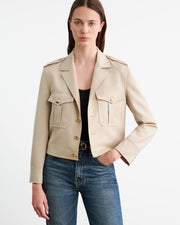 LISE JACKET IN ROOSEVELT KHAKI