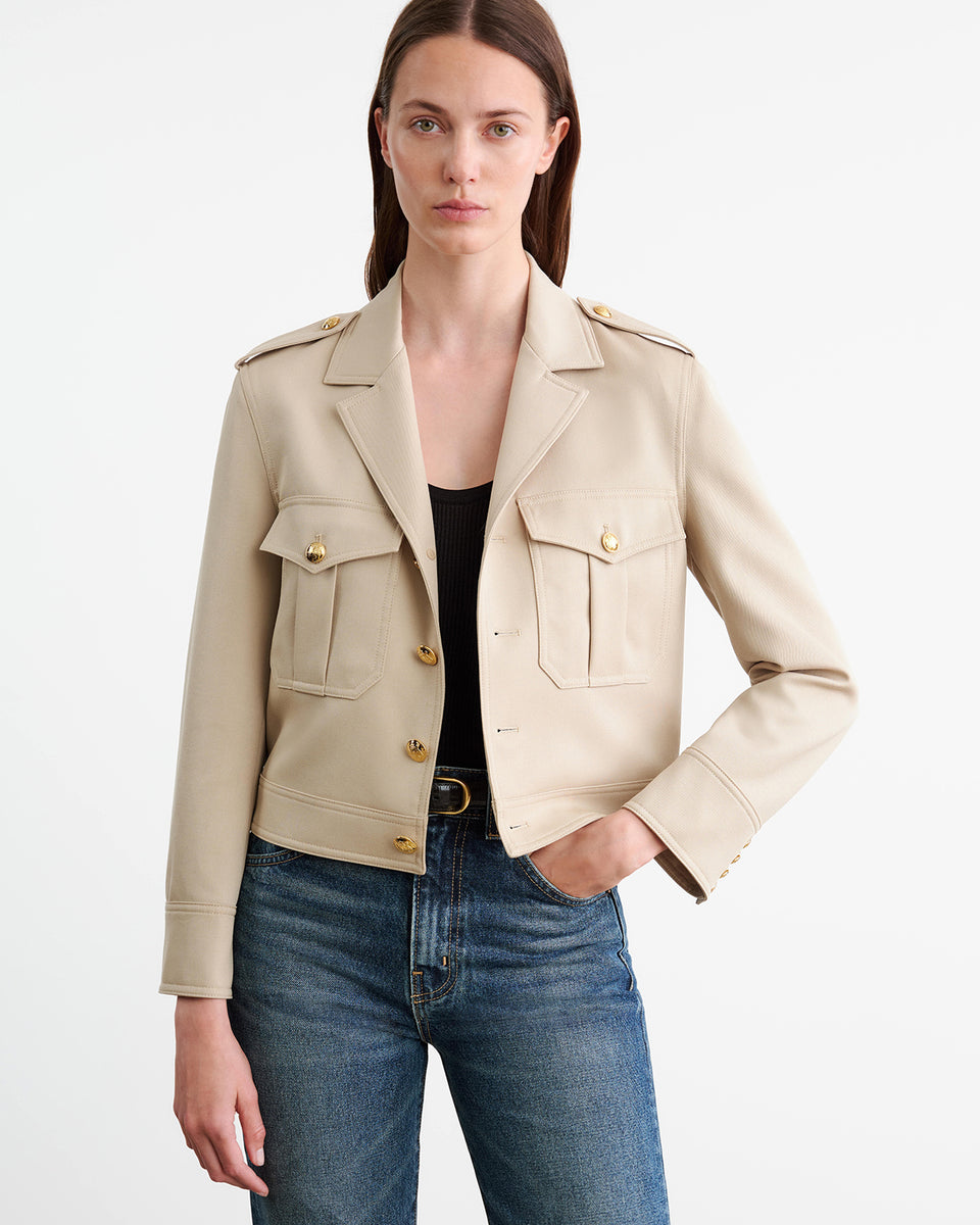 LISE JACKET IN ROOSEVELT KHAKI