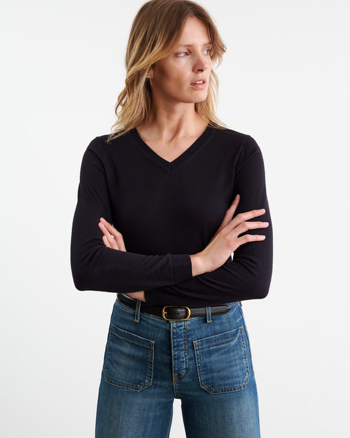 JANAH SWEATER IN MIDNIGHT