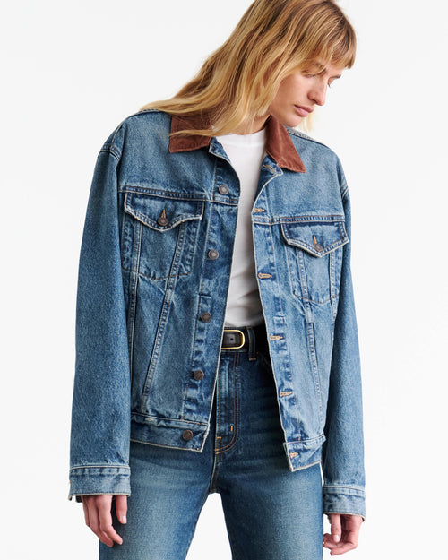 CHESNEY DENIM JACKET IN OCEAN WASH