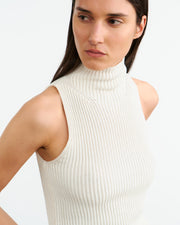 SONIA SWEATER TANK IN IVORY