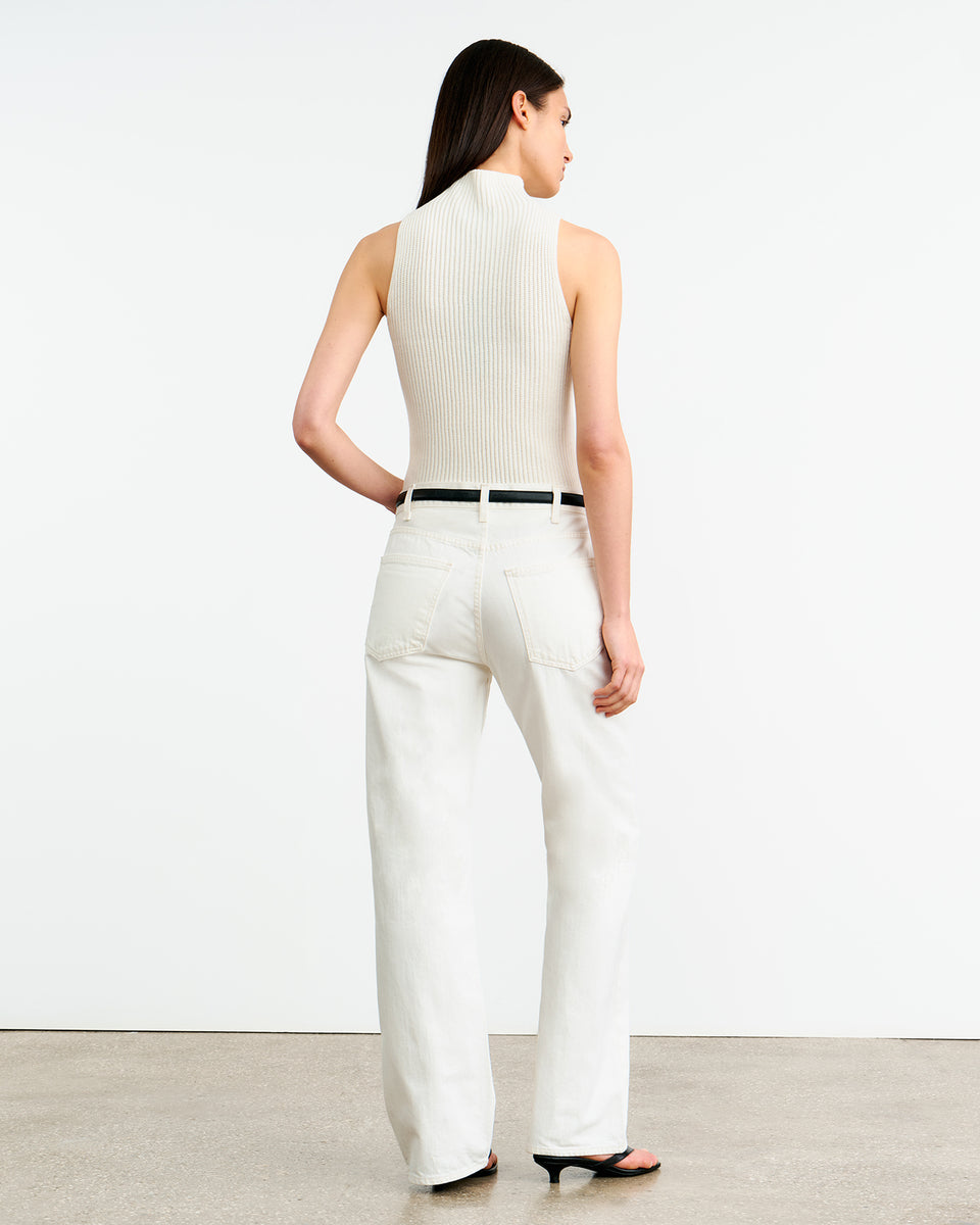 SONIA SWEATER TANK IN IVORY