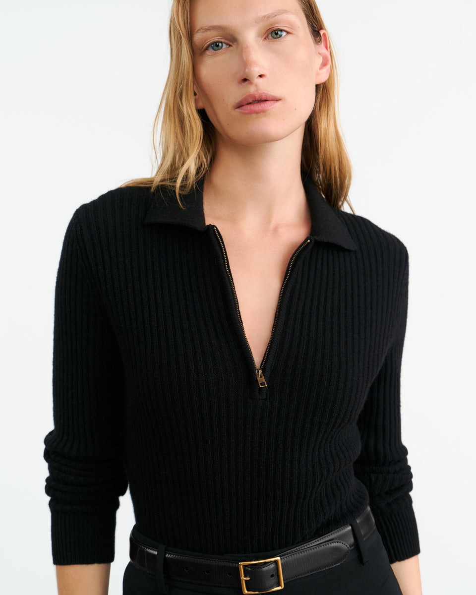 BRAXTON SWEATER IN BLACK