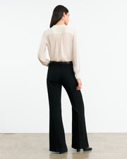 MONTAINE SILK BLOUSE IN IVORY