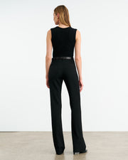 PORTER CASHMERE VEST IN BLACK