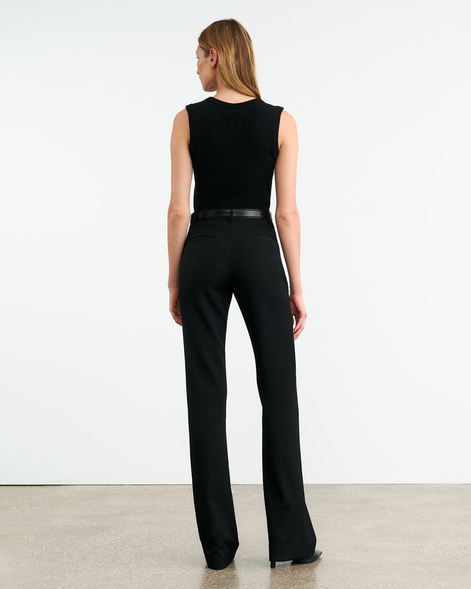 PORTER CASHMERE VEST IN BLACK