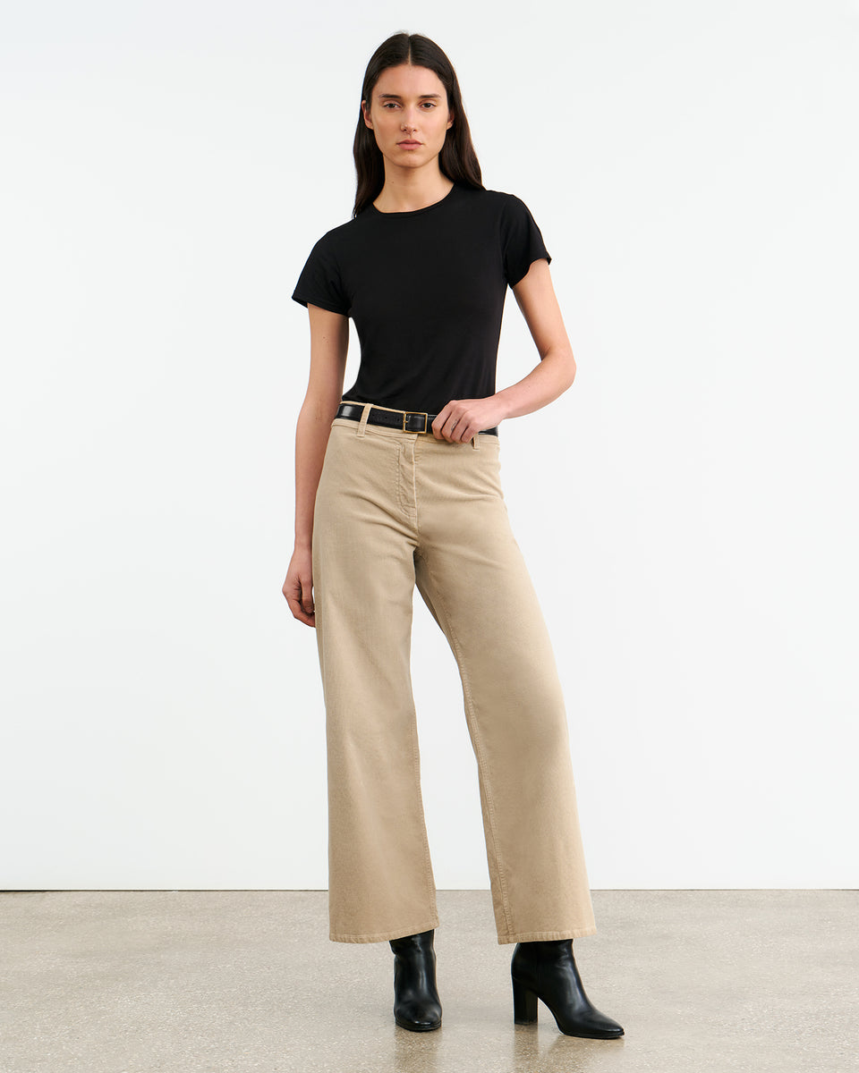 MEGAN CORDUROY PANT IN SABBIA