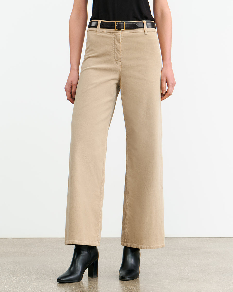 MEGAN CORDUROY PANT IN SABBIA