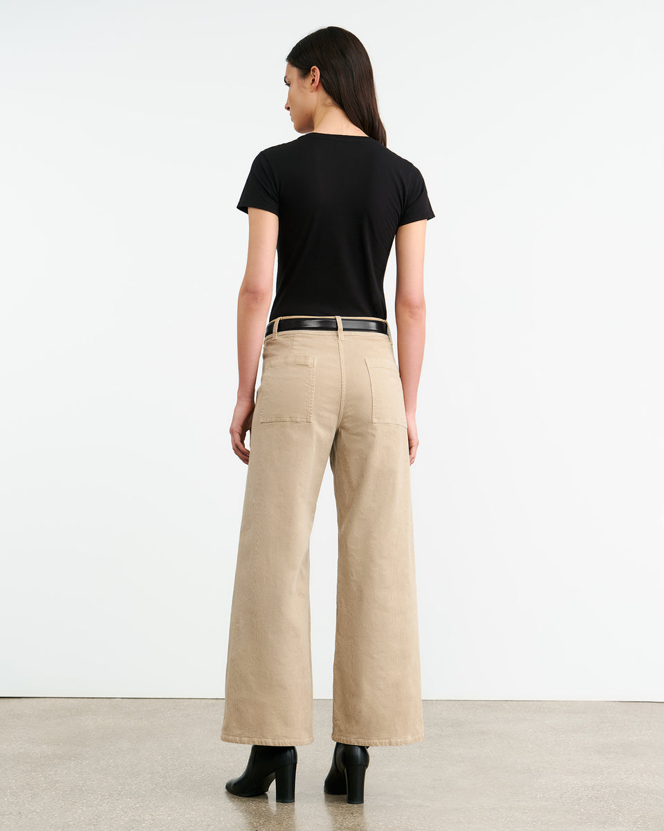 MEGAN CORDUROY PANT IN SABBIA