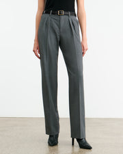 ALPHONSE WOOL PANT IN HEATHER GREY