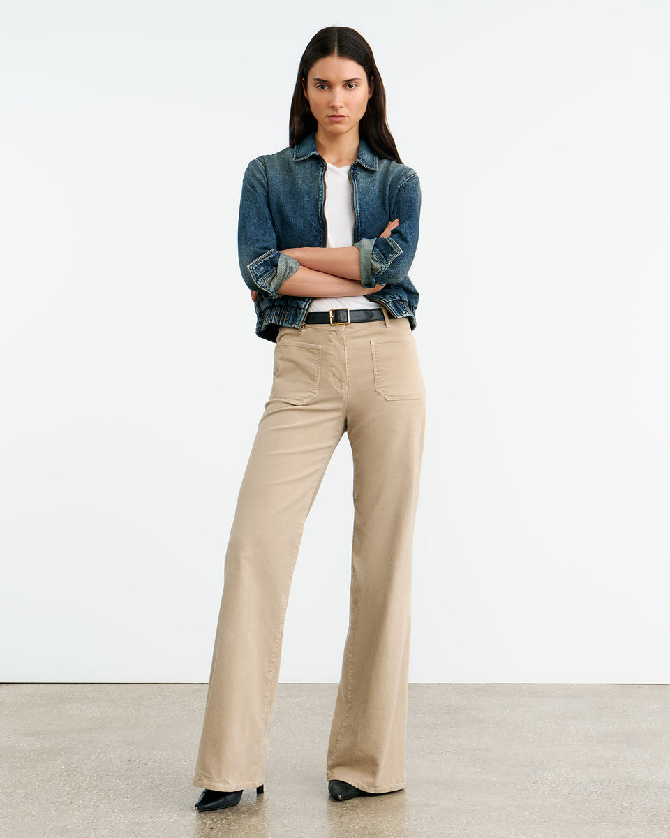 FLORENCE CORDUROY PANT IN SABBIA