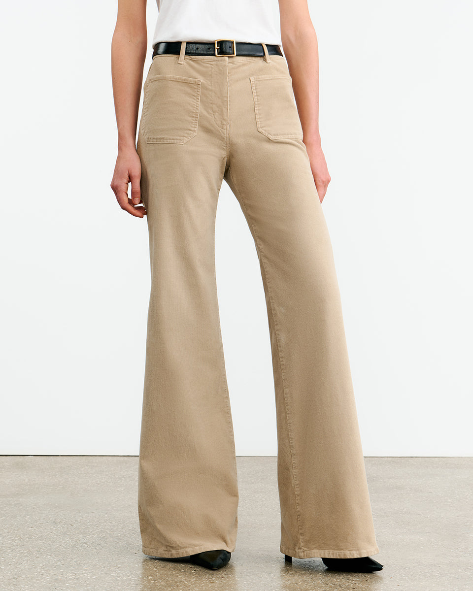 FLORENCE CORDUROY PANT IN SABBIA