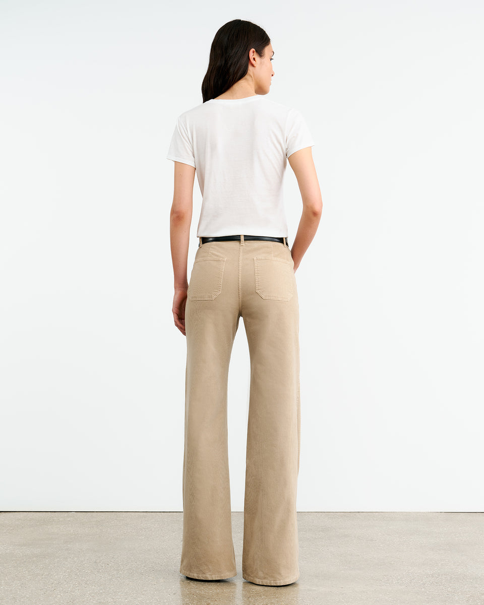 FLORENCE CORDUROY PANT IN SABBIA