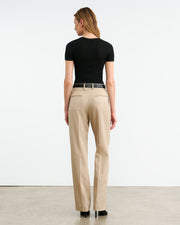 ALPHONSE WOOL PANT IN ROOSEVELT KHAKI