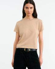 NOYA TEE IN PALE KHAKI