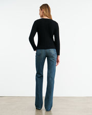 ALISE SWEATER IN BLACK