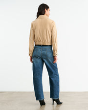 BEAUVAIS SUEDE JACKET IN LIGHT SAND