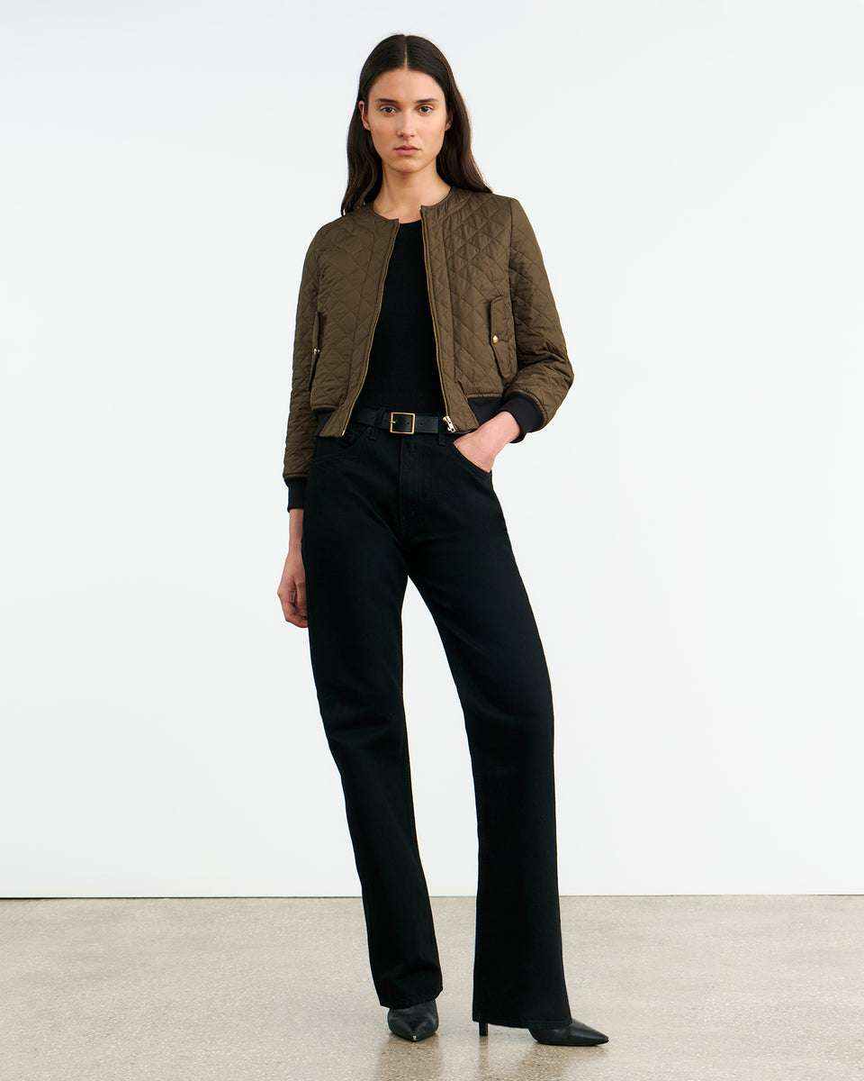 PHOENIX BOMBER JACKET IN LODEN