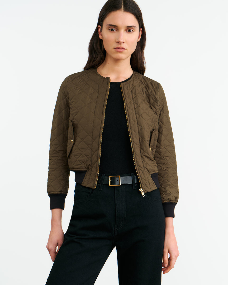 PHOENIX BOMBER JACKET IN LODEN