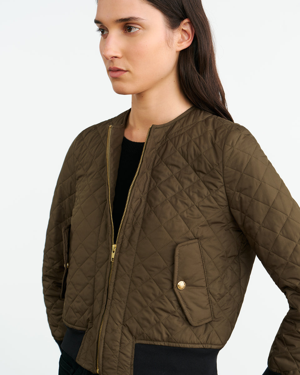 PHOENIX BOMBER JACKET IN LODEN