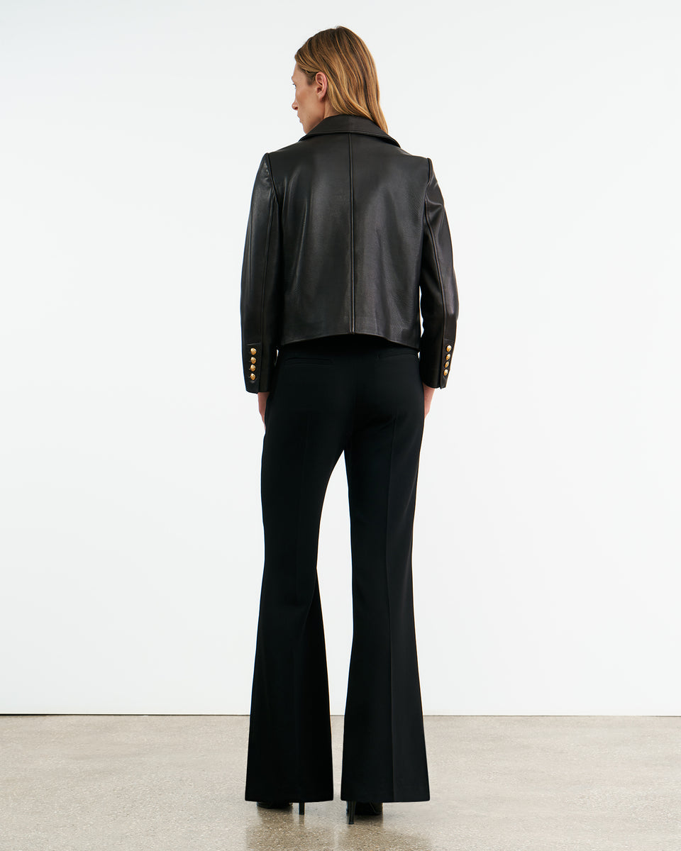 CHAMONIX LEATHER JACKET IN BLACK