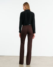 CORETTE WOOL PANT IN OXBLOOD