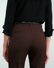 CORETTE WOOL PANT IN OXBLOOD