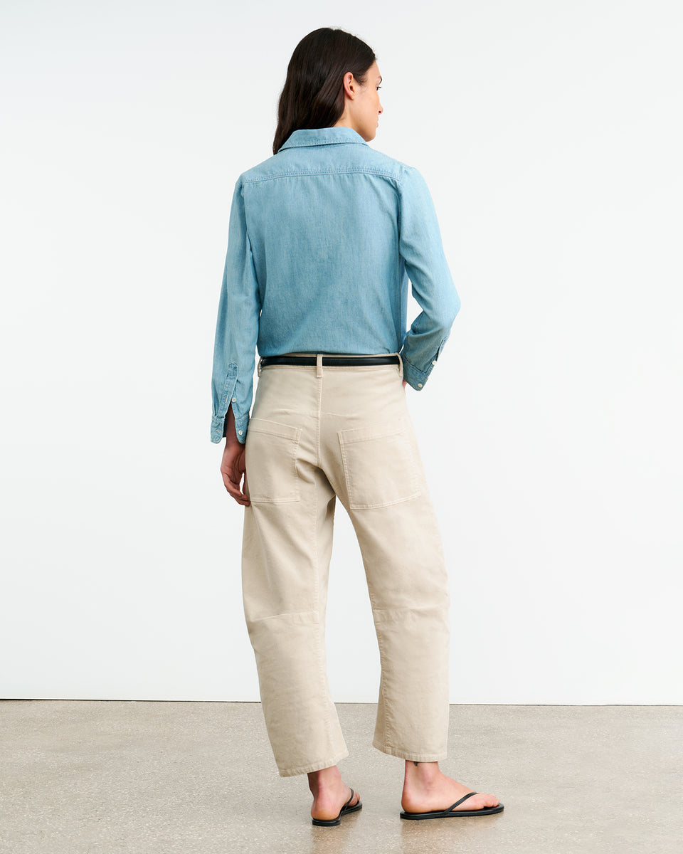 SHON CORDUROY PANT IN GESSO