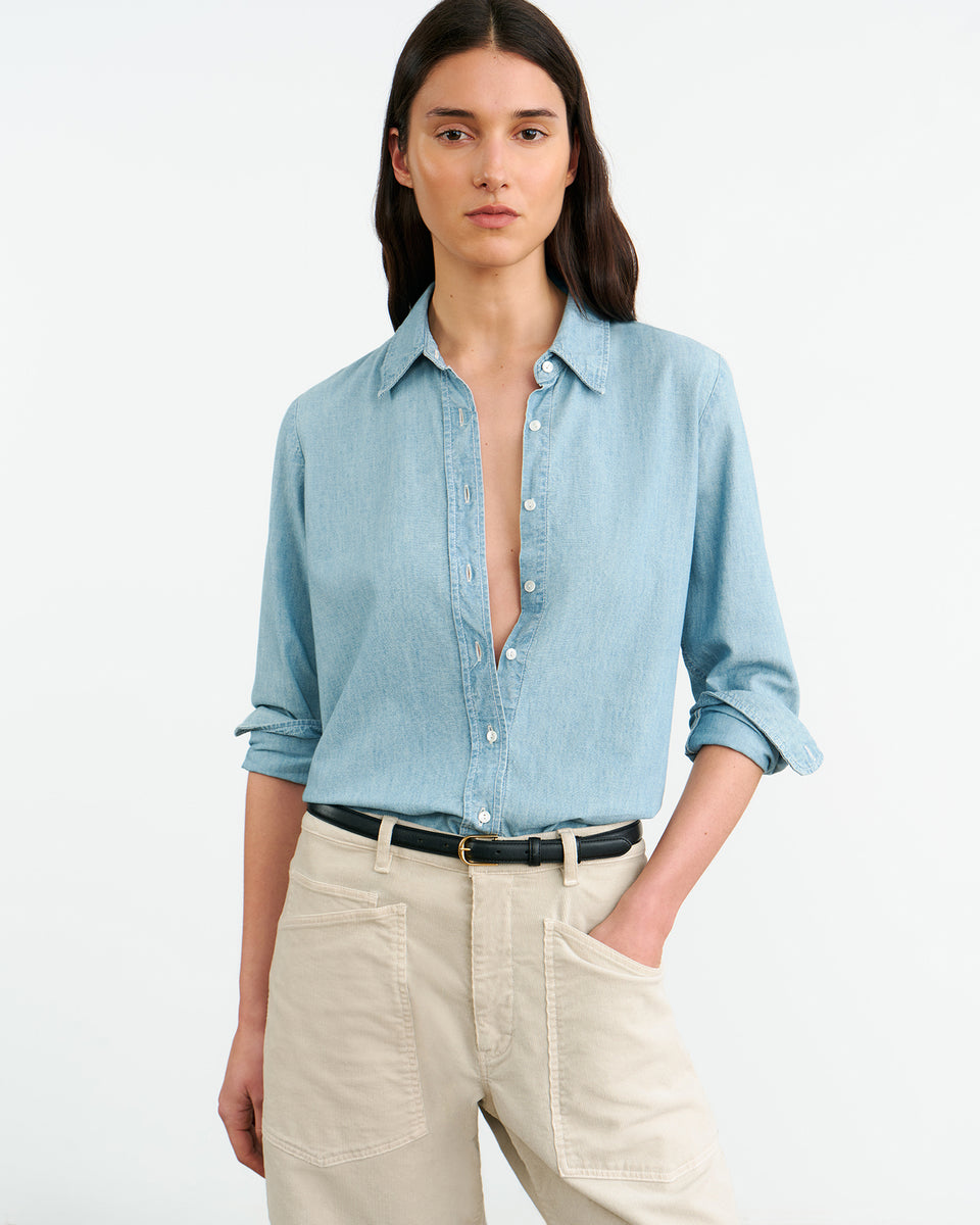MONTI DENIM SHIRT IN CHAMBRAY