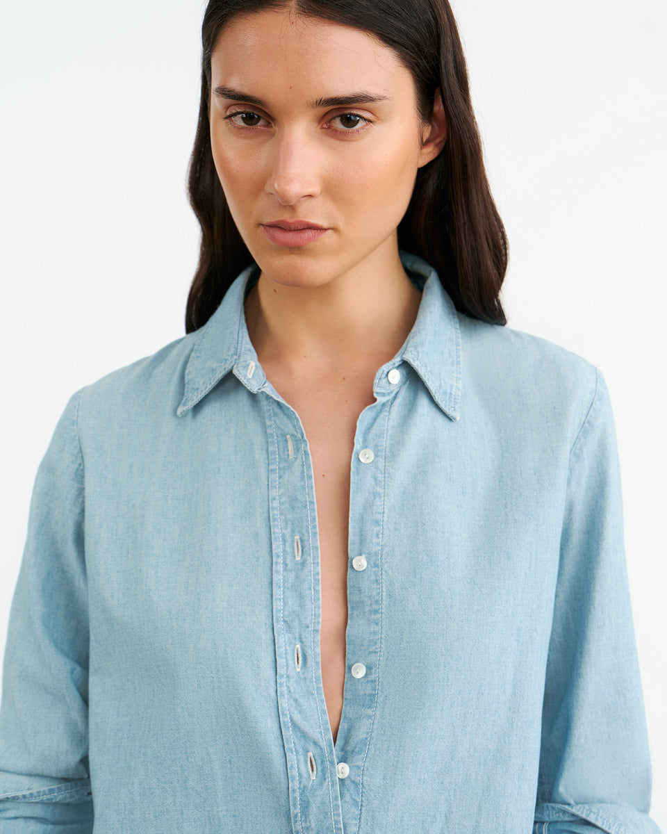 MONTI DENIM SHIRT IN CHAMBRAY