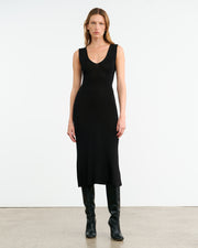 BERNICE SWEATER DRESS IN BLACK