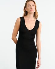 BERNICE SWEATER DRESS IN BLACK