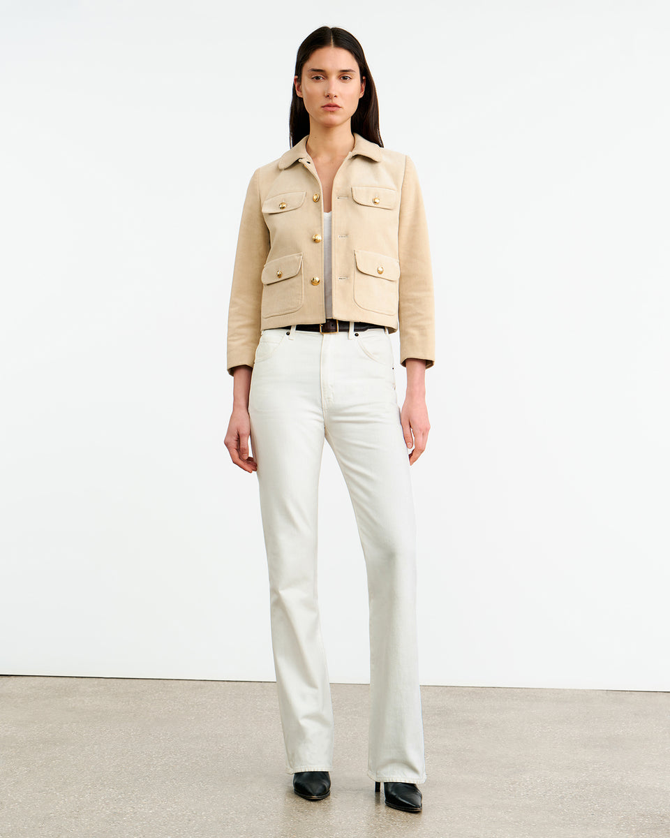 CHAMONIX JACKET IN LIMESTONE