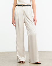 FLAVIE SILK PANT IN IVORY