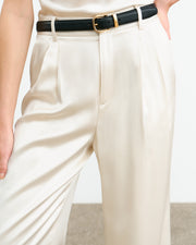 FLAVIE SILK PANT IN IVORY
