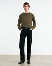 JULIUS CASHMERE SWEATER IN DARK MOSS