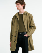 MARCUS COAT IN LIGHT ARMY GREEN