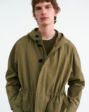 MARCUS COAT IN LIGHT ARMY GREEN