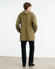 MARCUS COAT IN LIGHT ARMY GREEN