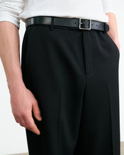 CASSIUS WOOL PANT IN BLACK
