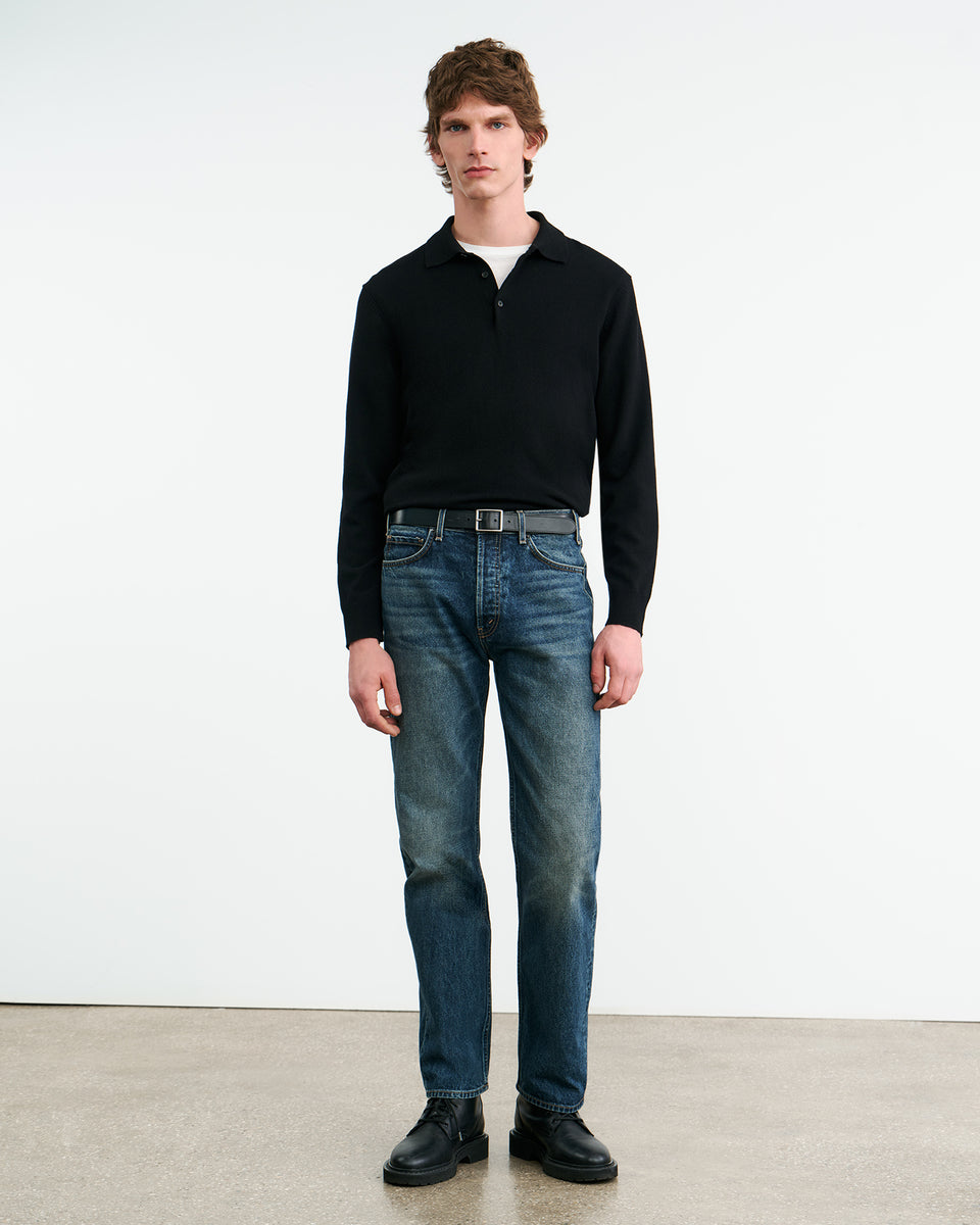 JOVAN CASHMERE POLO IN BLACK