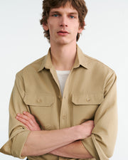 EVANDER SHIRT IN DESERT KHAKI