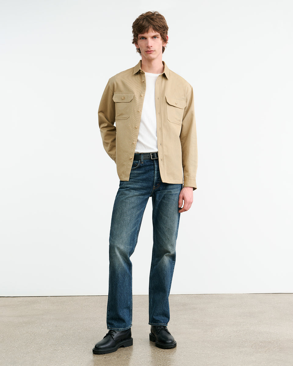 EVANDER SHIRT IN DESERT KHAKI