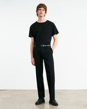FRITZ WOOL PANT IN BLACK